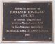 1675 - Richard Kimball Plaque