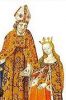 King Fulk & Queen Ermengrade of Jerusalem
