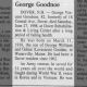 Obituary for George Vincent Goodnoe